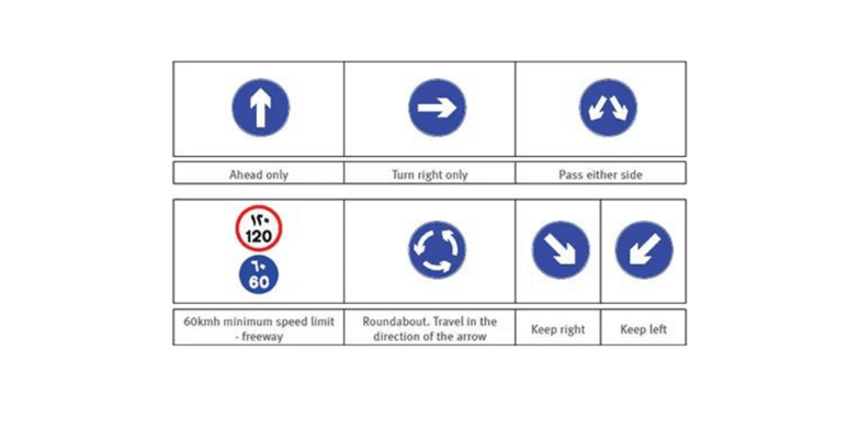 Mandatory signs in Dubai