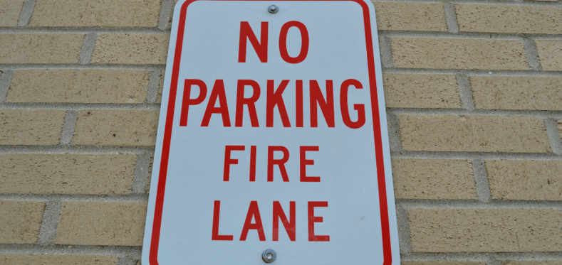 _Parking in a fire lane