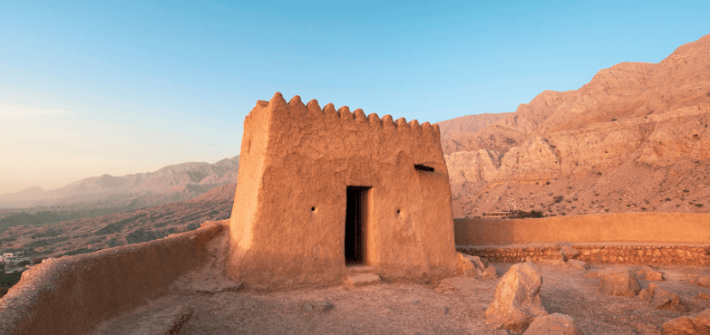historic Dhayah Fort in Ras Al Khaima